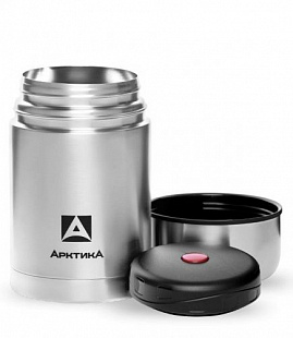 Термос для еды Арктика с супер-широким горлом в чехле 0,5 л 301-500А metallic