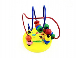 Деревянная игрушка Рыжий Кот Лабиринт ИД-5927 Yellow