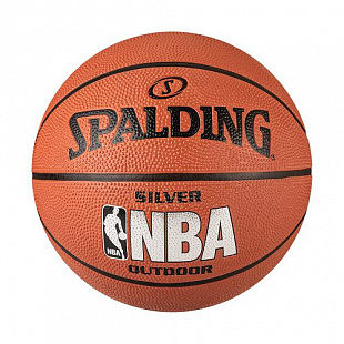 Мяч баскетбольный Spalding NBA Silver № 6 (83015Z)