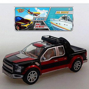 Инерционная машина YAKO из серии "На земле, В небе, На море" M9077 black/red