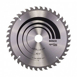 Диск пильный Bosch 254х30 мм 40 зубьев 2608640443