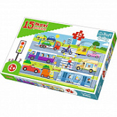 Пазл Trefl Транспорт в городе 15 шт 14279