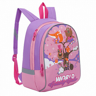 Рюкзак детский GRIZZLY RS-897-3 /2 purple/pink