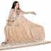 Новогодний плед с рукавами бежевый Sleepy New Year Beige