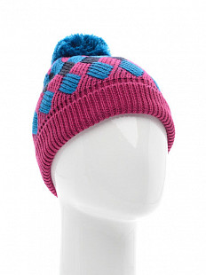 Шапка детская Jack Wolfskin Diamond Knit Cap K bordo/blue