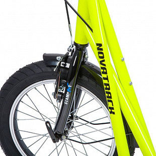 Самокат внедорожный Novatrack City Line Neon Green 16/12" 16STAMPN1CL.LM8
