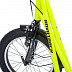Самокат внедорожный Novatrack City Line Neon Green 16/12" 16STAMPN1CL.LM8