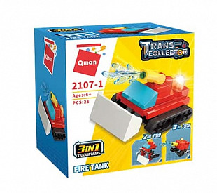 Конструктор Qman Пожарная и полицейская техника 2107-1
