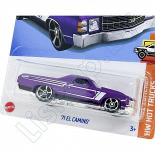 Машинка Hot Wheels Базовой коллекции '71 El Camino 132/250 (5785 HTC34) mainline 2024