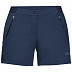 Шорты спортивные для бега  женские Jack Wolfskin Trail Shorts W dark indigo
