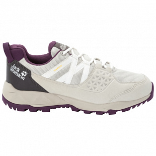 Водонепроницаемые кроссовки женские Jack Wolfskin Cascade Hike Texapore Low W beige / purple