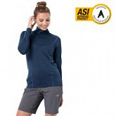 Рубашка с длинными рукавами женская Jack Wolfskin Arctic Xt Half Zip Women dark indigo