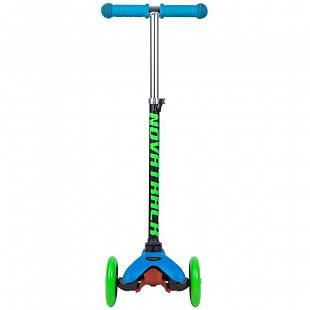 Самокат-кикборд Novatrack Disco-kids Дизайн-машинки 120H.DISCOKIDS.GBL8