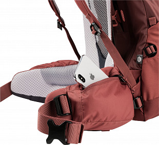 Рюкзак Deuter Futura Air Trek 45+10 SL 3402021-5574 redwood/lava (2021)