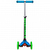 Самокат-кикборд Novatrack Disco-kids Дизайн-машинки 120H.DISCOKIDS.GBL8