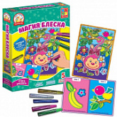 Развивающая игра Vladi Toys Раскраски глиттером Магия блеска Обезьянка VT4801-13