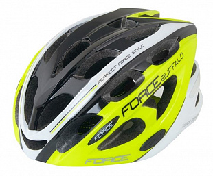 Велошлем Force Buffalo green/black/white