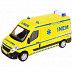 Коллекционная машина Bburago 1:50 Renault Master (18-32008) yellow