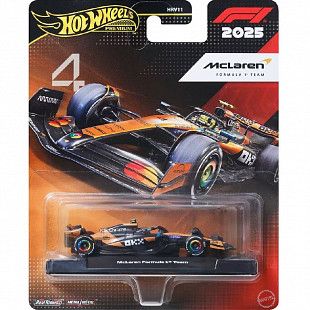 Машинка Hot Wheels Premium Mclaren Formula 1 Team (HRV11 JKD88)