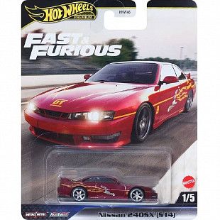 Машинка Hot Wheels Premium Nissan 240SX (S14) (HNW46 JBL99)