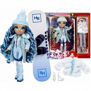 Кукла Rainbow High "Скайлер Брэдшоу. Зимние каникулы" 574798EUC blue
