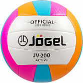 Мяч волейбольный Jogel JV-200 blue/orange/pink