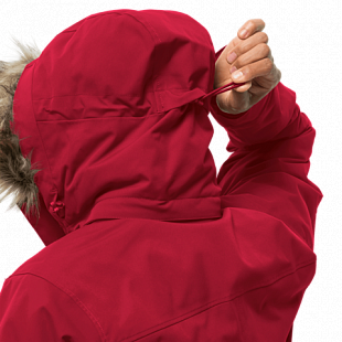 Куртка мужская Jack Wolfskin Glacier Canyon Parka red lacquer