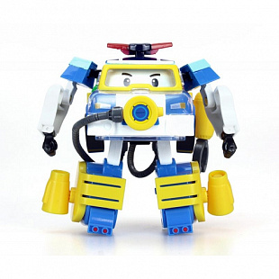 Трансформер Robocar Poli Поли 10 см + костюм водолаза 83310