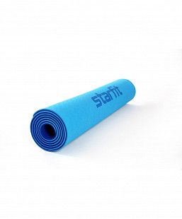 Коврик для йоги и фитнеса Starfit Core FM-201 TPE blue/dark blue (173х61х0,6)