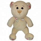 Мягкая игрушка Мнушки Медвежонок Тедди В30 2266/МЛ/30 молочный