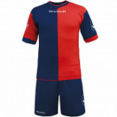 Футбольная форма Givova Kit Combo KITC22 blue/red