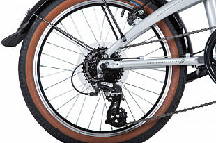 Велосипед Novatrack TG-20 20" (202020) 20FATG8SV.CP20 silver
