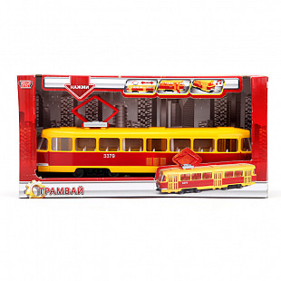 Игрушка Tehnopark Машина Технопарк Трамвай CT12-428-2