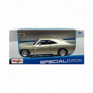 Машинка Maisto 1:24 Dodge Charger R/T 1969 (31256) beige
