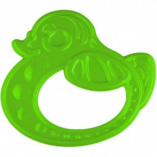 Прорезыватель Canpol babies Эластичный Уточка (13/109) green