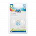 Пустышка Canpol babies Newborn Baby Латексная Круглая 6-18 мес. (22/432) blue