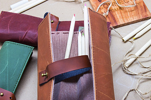 Чехол для карандашей Classic Brown