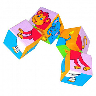 Игрушка кубики Мякиши Собери картинку 210
