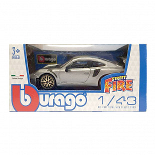 Модель автомобиля Bburago 1:43 Стрит Файер 18-30000 №7 silver