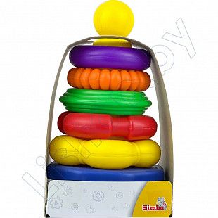 Игрушка развивающая Simba Пирамидка (104018158) violet