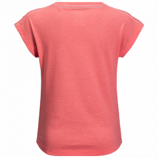 Футболка детская Jack Wolfskin Brand T Girls sugar coral