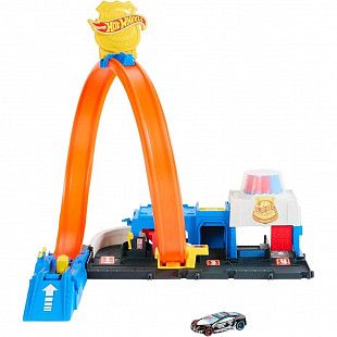 Игровой набор Hot Wheels City Суперполицейский участок (JBM71)