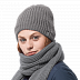 Шапка мужская Jack Wolfskin Milton Cap grey heather