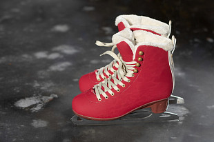 Ледовые коньки Powerslide Chaya 902260 red