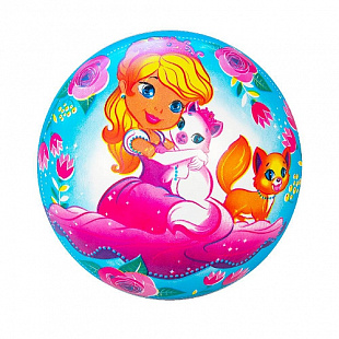 Мяч Dema-Stil Принцесса и лошадь 23 см 2607