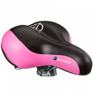 Седло Novatrack black/pink КЛ98790