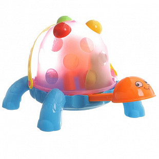 Набор для песка Shenzhen Toys  черепаха с ведром и формочками, 5 предметов, в сетке 090A 