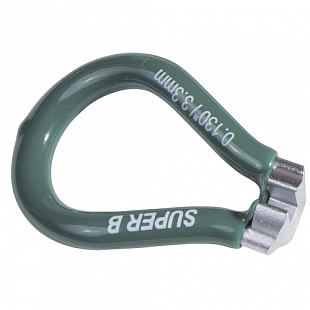 Ключ для спиц Super B 5550 0.130"(European) green NSB91048