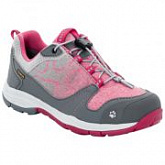 Полуботинки детские Jack Wolfskin Grivla Texapore Low G azalea red