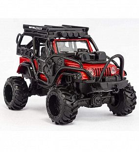 Машинка Maisto 2003 Jeep Wrangler Rubicon (21208) red